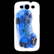 Coque Samsung Galaxy S3 Manette de jeux bleue