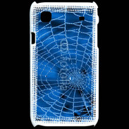 Coque Samsung Galaxy S Toile d'araignée bleue