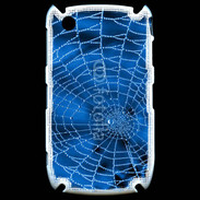 Coque Black Berry 8520 Toile d'araignée bleue