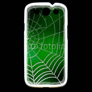 Coque Samsung Galaxy S3 Toile d'araignée verte
