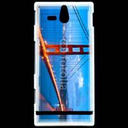 Coque SONY Xperia U Golden Gate