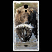 Coque Sony Xperia T Grizzly