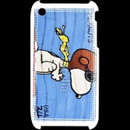 Coque iPhone 3G / 3GS Snoopy timbre poste