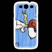 Coque Samsung Galaxy S3 Snoopy timbre poste