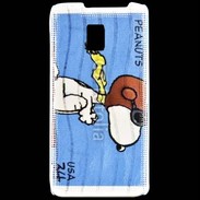Coque LG P990 Snoopy timbre poste