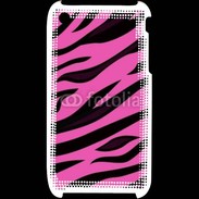 Coque iPhone 3G / 3GS Fashion zèbre rose