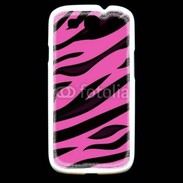 Coque Samsung Galaxy S3 Fashion zèbre rose