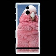 Coque Sony Xperia U Perroquet rose