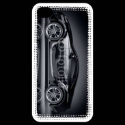 Coque iPhone 4 / iPhone 4S Sport car noire