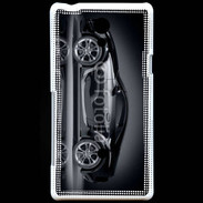 Coque Sony Xperia T Sport car noire