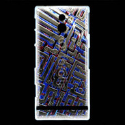 Coque Sony Xperia U Aspect circuit imprimé 