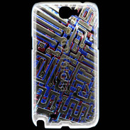 Coque Samsung Galaxy Note 2 Aspect circuit imprimé 
