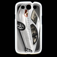 Coque Samsung Galaxy S3 Sport car blanche