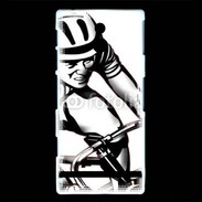 Coque Sony Xperia U Dessin de cycliste