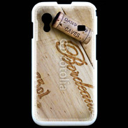 Coque Samsung ACE S5830 Bouchon de bouteille de vin Bordeaux