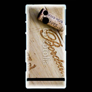 Coque Sony Xperia U Bouchon de bouteille de vin Bordeaux