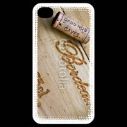 Coque iPhone 4 / iPhone 4S Bouchon de bouteille de vin Bordeaux