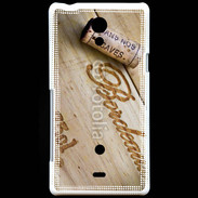 Coque Sony Xperia T Bouchon de bouteille de vin Bordeaux