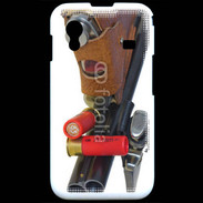 Coque Samsung ACE S5830 Fusil de chasse et couteau