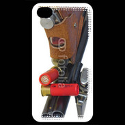 Coque iPhone 4 / iPhone 4S Fusil de chasse et couteau