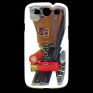 Coque Samsung Galaxy S3 Fusil de chasse et couteau