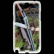 Coque Samsung Galaxy Note 2 Fusil de chasse et couteau 2