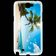 Coque Samsung Galaxy Note 2 Belle plage ensoleillée 1