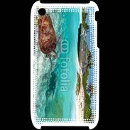 Coque iPhone 3G / 3GS Belle plage avec tortue