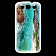 Coque Samsung Galaxy S3 Belle plage avec tortue