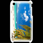 Coque iPhone 3G / 3GS Plage paradisiaque des caraïbes