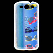 Coque Samsung Galaxy S3 Lunettes sur la plage