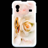 Coque Samsung ACE S5830 Alliance sur fond de rose