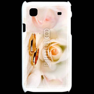 Coque Samsung Galaxy S Alliance sur fond de rose