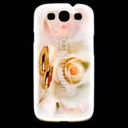 Coque Samsung Galaxy S3 Alliance sur fond de rose