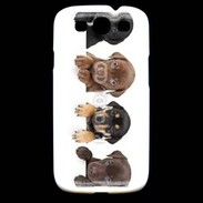 Coque Samsung Galaxy S3 Alignement de petits chiens