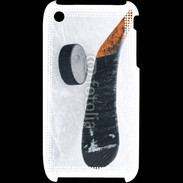 Coque iPhone 3G / 3GS Crosse et palet de Hockey sur glace