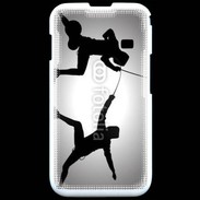 Coque Samsung ACE S5830 Silhouette d'escrimeurs