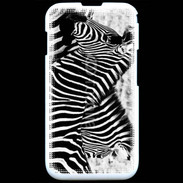 Coque Samsung ACE S5830 Zèbre en noir et blanc