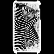 Coque iPhone 3G / 3GS Zèbre en noir et blanc