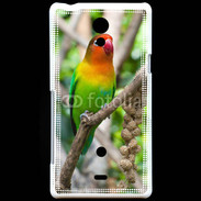 Coque Sony Xperia T Oiseau Inséparable