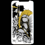 Coque LG P990 Hache et Casque