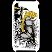Coque iPhone 3G / 3GS Hache et Casque