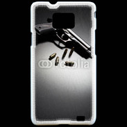 Coque Samsung Galaxy S2 Pistolet et munitions