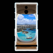 Coque Sony Xperia U Vue de l'intérieur d'un avion