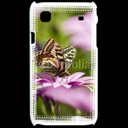Coque Samsung Galaxy S Fleur et papillon