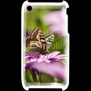 Coque iPhone 3G / 3GS Fleur et papillon