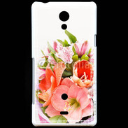 Coque Sony Xperia T Bouquet de fleurs 2