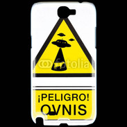 Coque Samsung Galaxy Note 2 Warning Ovni