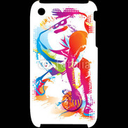 Coque iPhone 3G / 3GS Joueur de basket en dessin