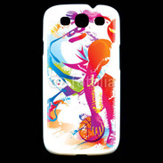 Coque Samsung Galaxy S3 Joueur de basket en dessin